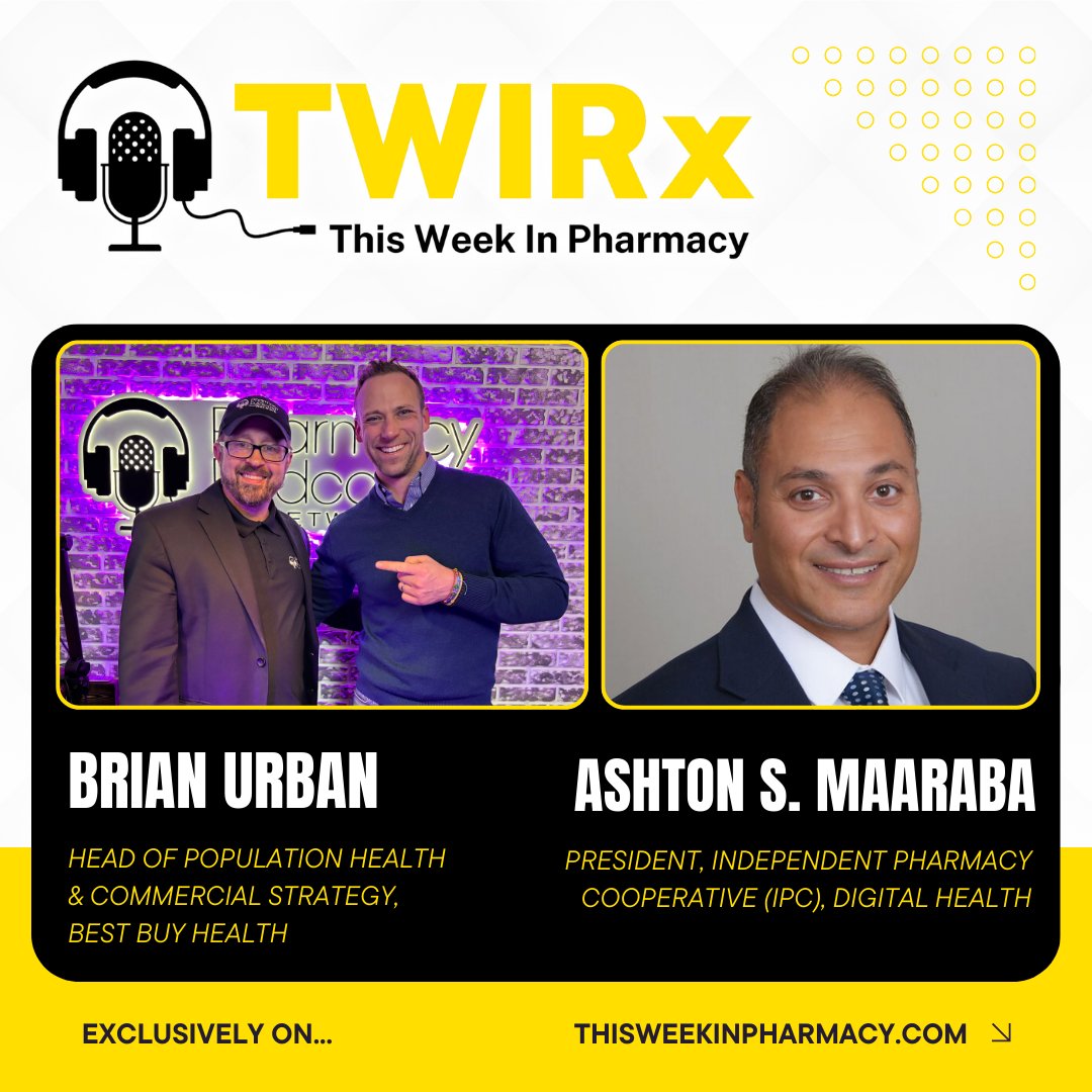 Digital Health &amp; Community Pharmacy: <a href="/BestBuy/">Best Buy</a> Health’s Three-Pronged Strategy on 'This Week in Pharmacy' #TWIRx 

Join us for another exciting episode of This Week in Pharmacy (TWIRx) with host Todd Eury, featuring insightful discussions on the latest trends shaping pharmacy and