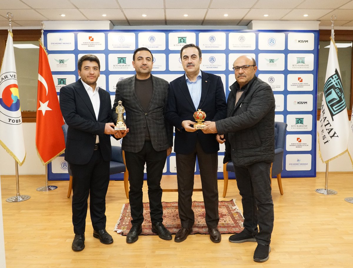 Konya Sürücü Kursları, SRC Kursları ve Psikoteknik Merkezleri Federasyonu (KOSFED) Başkanı Selman Ceylan Odamızı ziyaret etti. Sektöre yönelik 68. Meslek Komitemiz ile işbirliği içinde düzenleyecekleri Çalıştay ve Federasyonun faaliyetleri hakkında bilgi aldığımız ziyaretleri