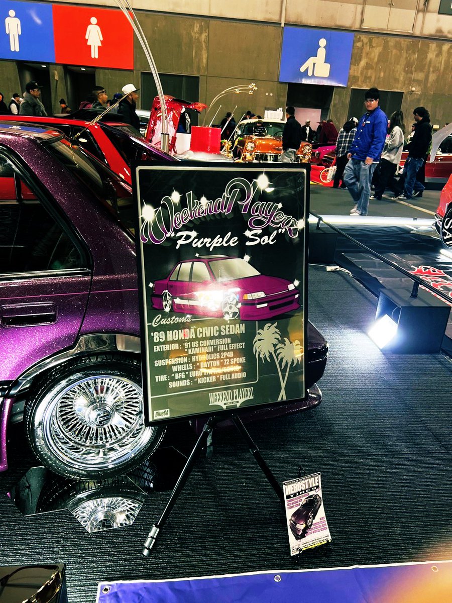 PASSINGBREEZE92's tweet photo. 2024の〆
この2台のこの日のためにC.C一丸となり準備、設営。
ラストスパート時は身体ぶっ壊してでも間に合わせた。
それがこの結果。
みんなホントにお疲れ様でした。
#WEEKENDPLAYERZ
#WPALLSTARS
#LOWRIDER
#LOWRIDERCOMPACT
#憧れの2人
#手作り https://t.co/aDAS1ShVFG