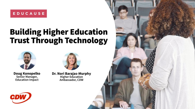 CDWPK's tweet photo. Building trust was a big talking point at #EDU24…but how can ed tech help? Find out from @CDWCorp’s Doug Konopelko and Dr. Nori Barajas on what’s next in this must-watch recap video. https://t.co/mFtMPXycUL https://t.co/mhCEX27UMm