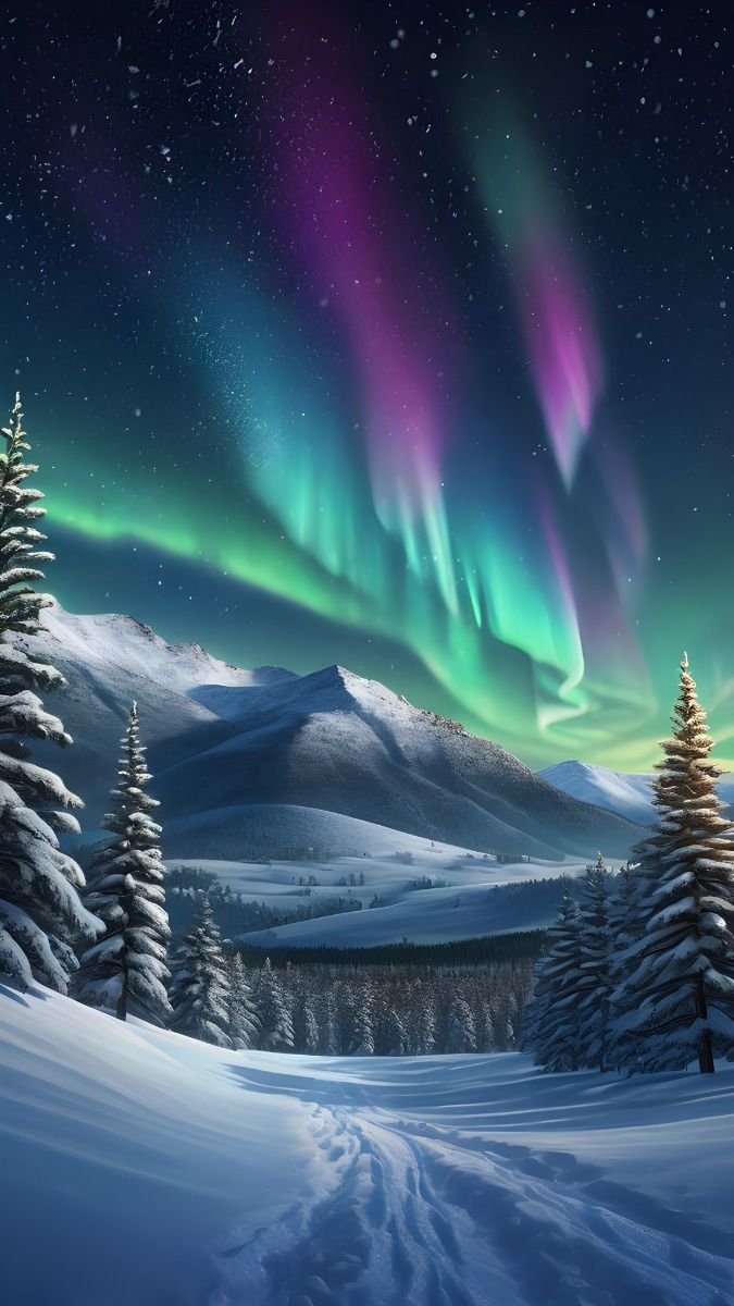 Professor_Mike1's tweet image. The Northern Lights paint the sky in colors we can only dream of. It&apos;s like the heavens themselves are celebrating the beauty of our planet. 💕 
#AuroraMagic