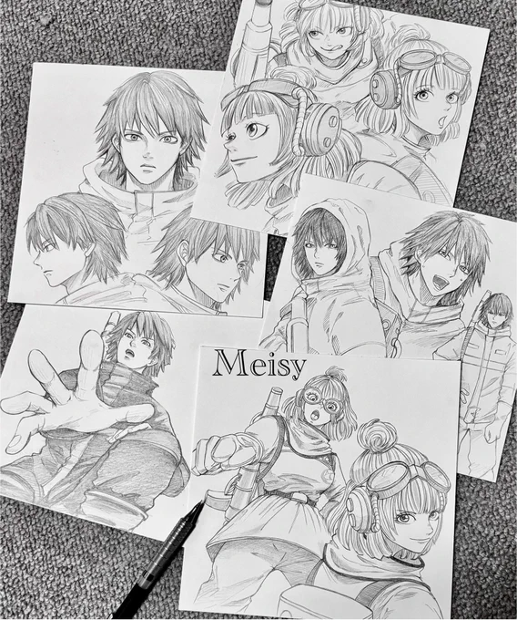 #originalcharacter 
#mangaart 