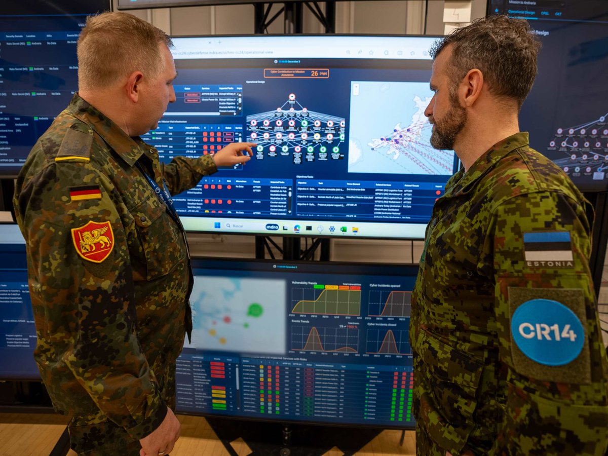 IndraCompany's tweet image. Invited by @NATO Allied Command Transformation (@NATO_ACT), we have demonstrated the concept and capabilities of a new last generation Cyber Situational Awareness System in one of the world's largest collective #cyberdefence exercises, #CyberCoalition24
📰bit.ly/3ZBj1wt