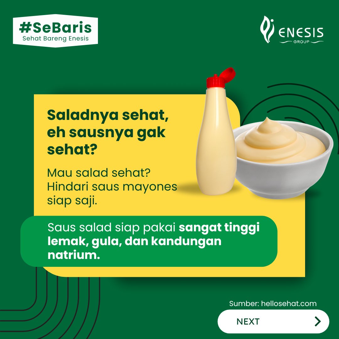 enesisgroup_id's tweet photo. Bisa jadi berat badan kamu susah turun kalau masih makan makanan ini secara berlebihan!🧐

#hidupsehat #diet #tipsdiet #dietsehat #makanansehat #tipshidupsehat #fmcgproducts https://t.co/XaiotTZ7SZ