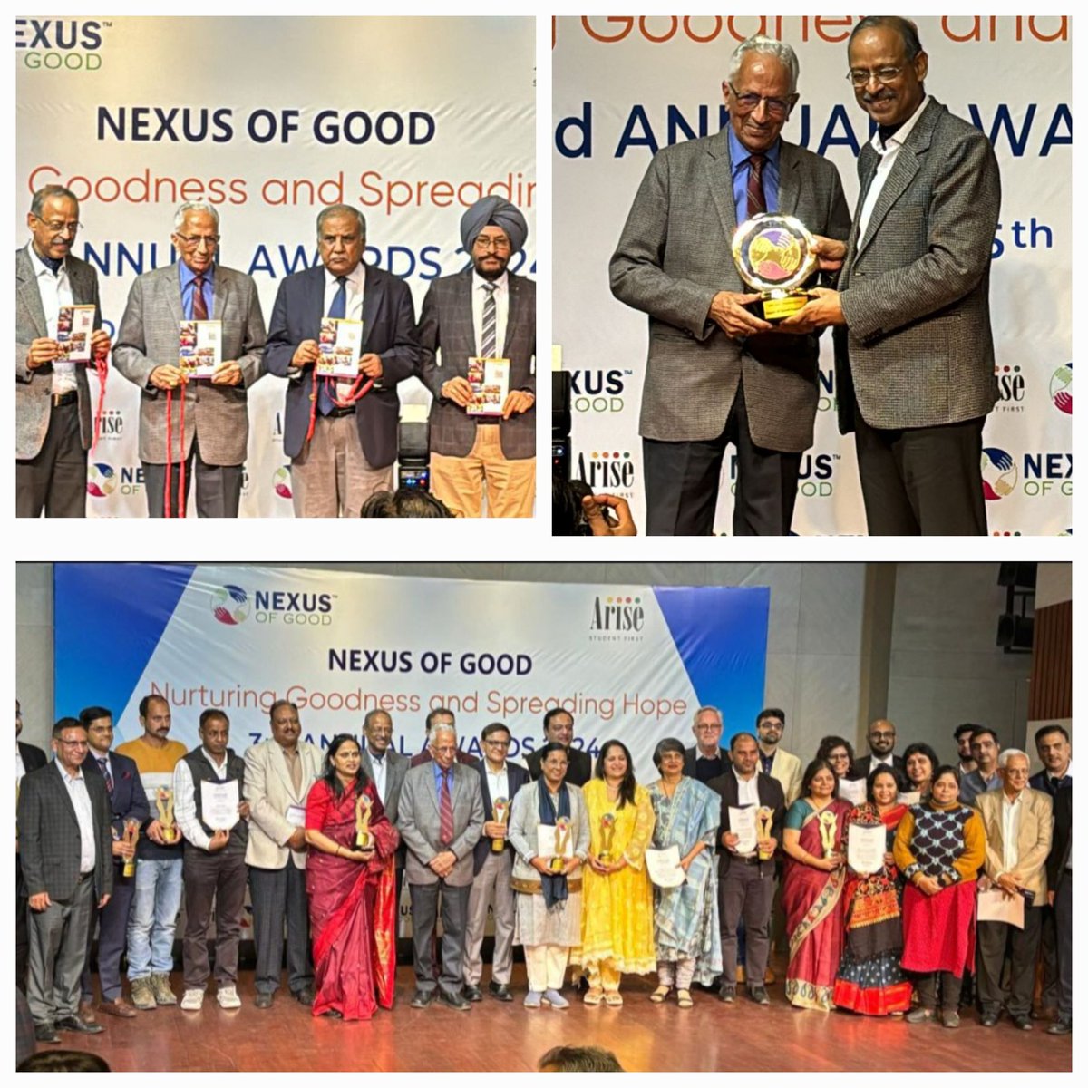 indicanews1's tweet image. Nexus of Good Awards 2024: Rewarding good work
#PrakashSingh #JasmeetSingh #ManishKashyap #SonalRaviAndrews #NaliniAthul #AishwaryaRaj #GauravGoel #HsNagaraj #NexusOfGood #IPTTA #indicanews
indicanews.com/nexus-of-good-…
