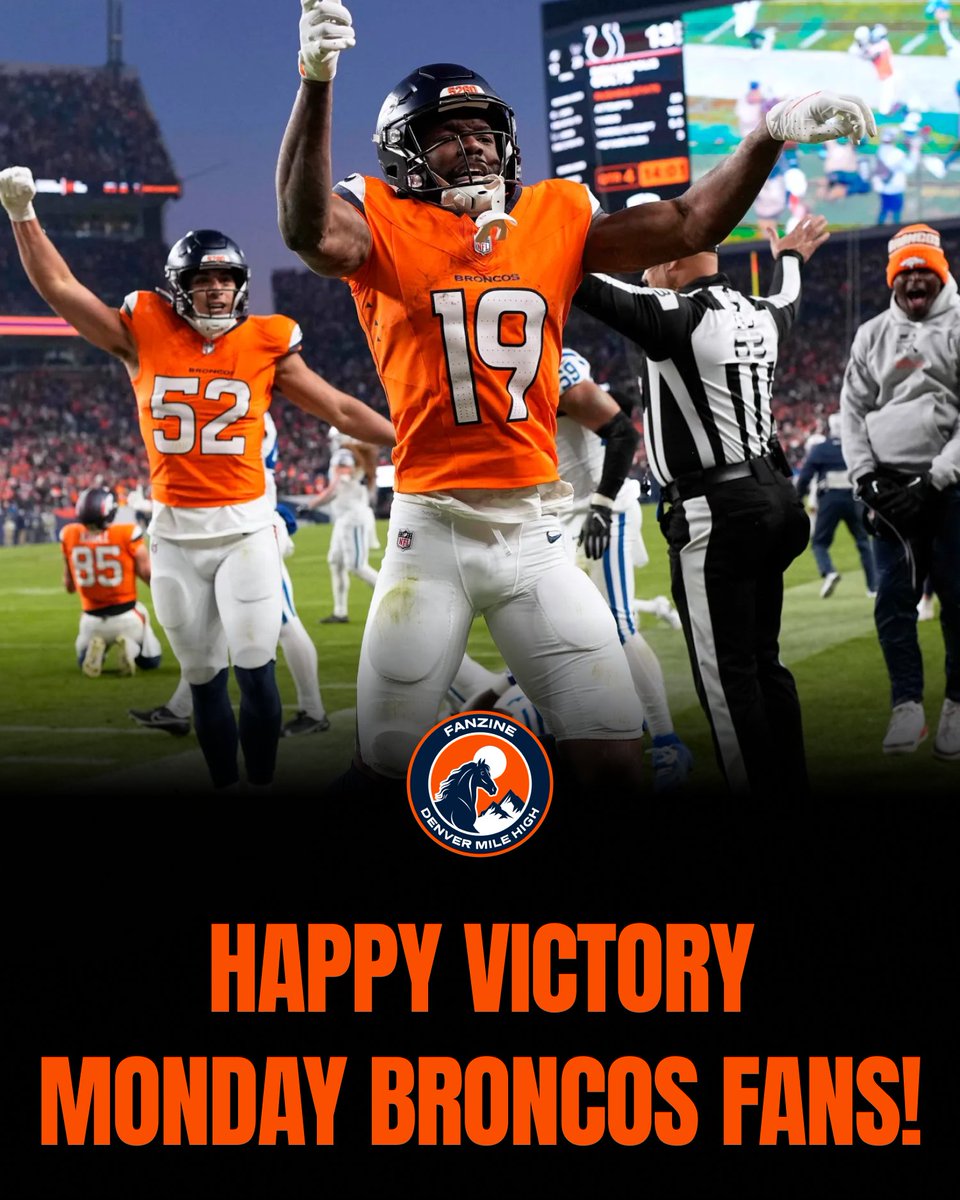 Happy Victory Monday, Broncos fans👏 #BroncosCountry