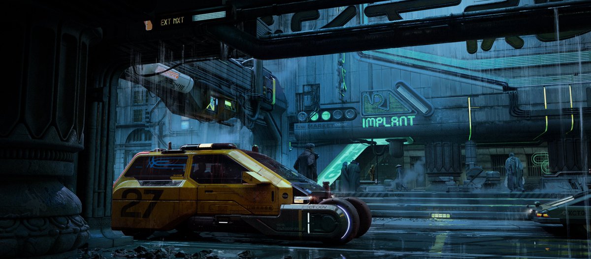 MattAllsopp1's tweet image. Image I made using out cyberpunk pack with @bigmediumsmall_ - out this week! #cyberpunk #conceptart #vehicle #city #dystopian #scifi
