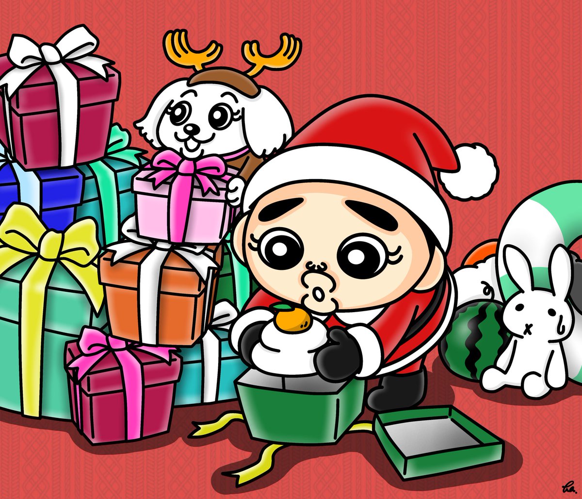 みんなに質問したいんだけど

このめめしってプレゼントの準備してるのか
それとも貰ったプレゼント開封してるのか

どっちだと思う？🤔