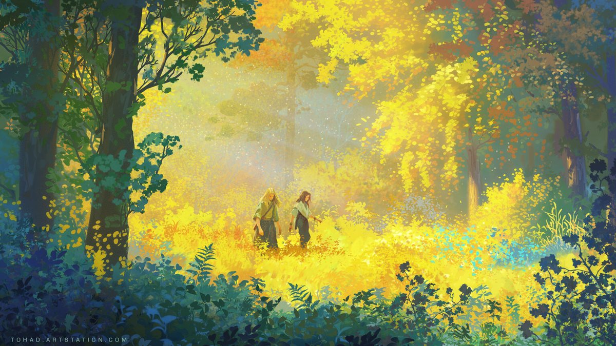 I recently finished to read the book "The Man Who Spoke Snakish" by Andrus Kivirähk.
It's probably one of the best books I've ever read in my life. This vegetal universe motivated me to make a tribute illustration of this universe.