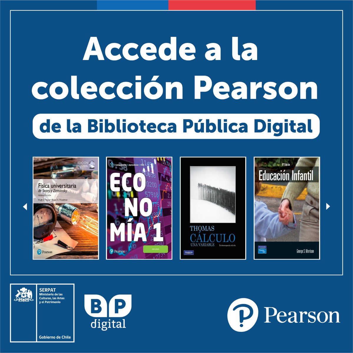 BPDigital_cl's tweet image. ✨ ¡Novedad en la BPDigital! Ahora puedes leer gratis y en línea títulos de la colección Pearson. 📚 Encuentra libros como «Física universitaria», de Hugh D. Young y Roger A. Freedman, y disfruta de la lectura: bpdigital.cl/results?collec…