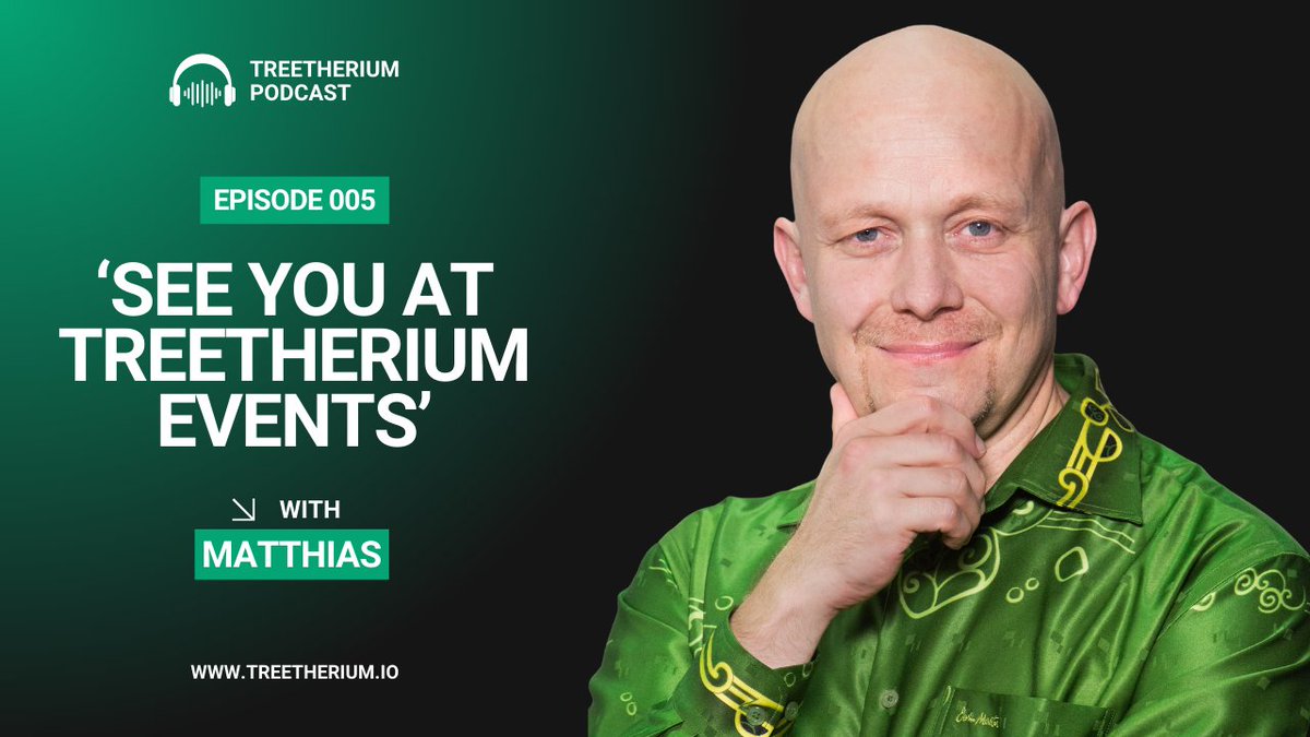TreeTherium's tweet photo. TreeTherium Podcast episode #005

See You At TreeTherium Events

Featuring Matthias Gelber - The Green Man

Tune in: https://t.co/7ZX9ysR76b

#TreeTherium #TreeTheriumPodcast #Solana #Tokenization #Blockchain #Reforestation https://t.co/4UXecpVlvX
