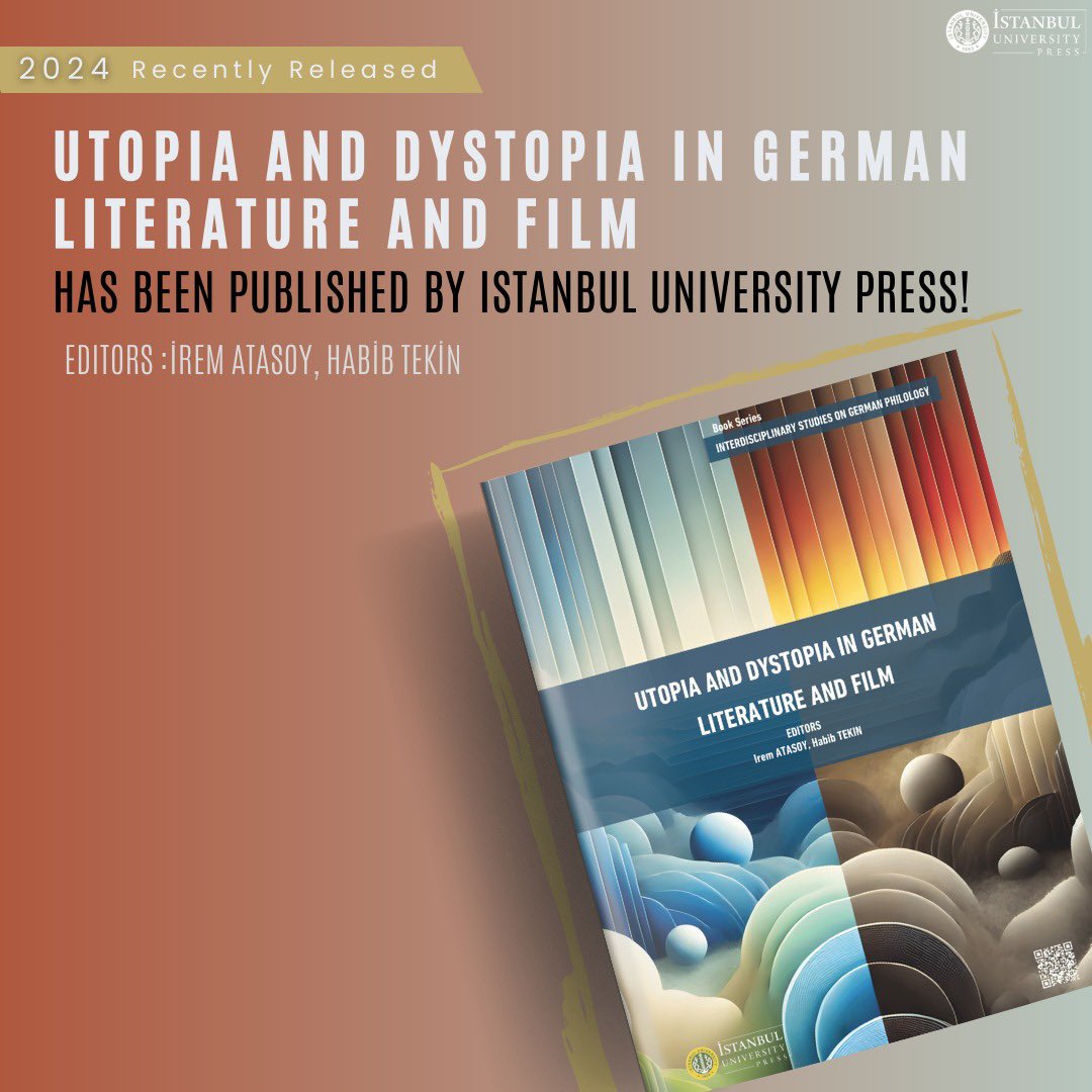 istunipress's tweet photo. 📚’Utopia and Dystopia in German Literature and Film’ has been published! The complete book is available for download on the IU Press website. 👉 https://t.co/RUdB8eRmC1

#iupress #istunipress #literature https://t.co/qXIklh9hoZ