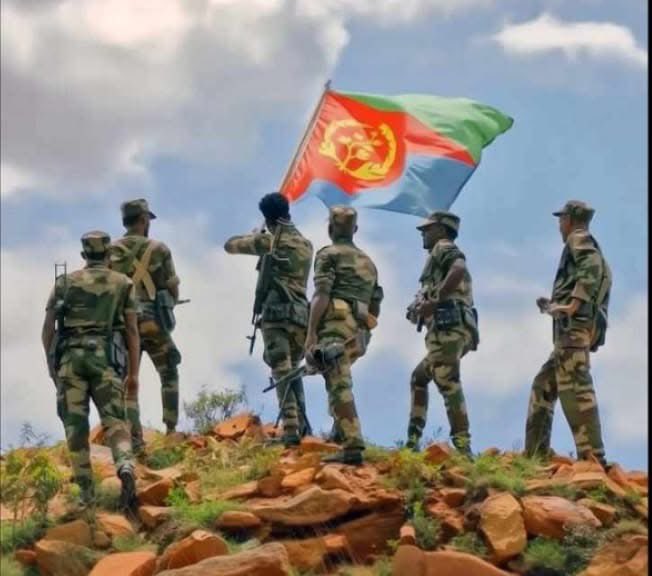 ንኣያ ኣንበሳ ቃጭል መምሓረሉ 
መን እሞ ደፊሩ ይእሰረሉ ኢለን ይብሃል የህባይ !!!
ንሰራዊት ሻዕብያ ከኣ ብሩሑቅ ኮይኑ ዝጸርፎ እምበር መጽዩ ፊት ንፊት ዝገጥሞ የለን!
#Eritrea #EDF