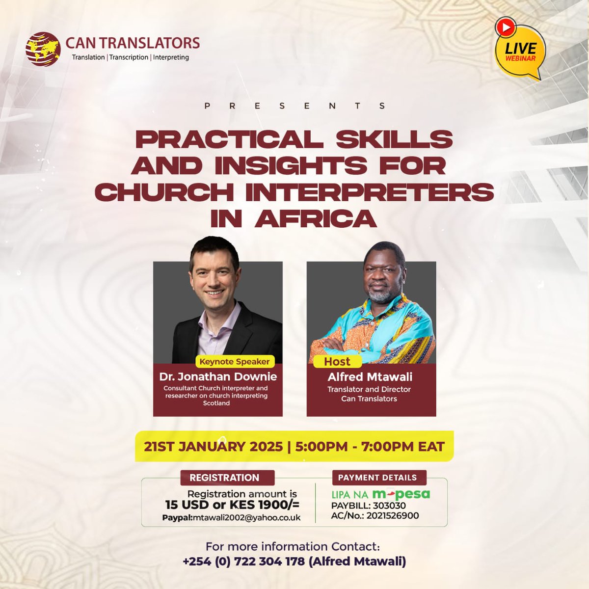 A great event for church interpreters in Africa