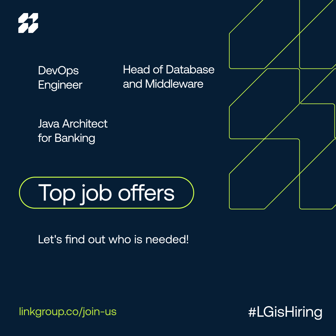 LinkGroup_co's tweet photo. IT specialists wanted! 🔍 If you’re looking for your next career move, check out these fantastic opportunities 💚 We’re still looking for the right candidates to fill these positions:

Java Architect for Banking
Location: Remote
Salary: 20,800 – 24,000 PLN
Level: Expert/Architect
🔗 https://t.co/o3Yt5iuOOU

Head of Database and Middleware
Location: Hybrid/Warsaw
Salary: 25,000 – 34,000 PLN
Level: Manager
🔗 https://t.co/sgyJhsoSSY

DevOps Engineer with Azure
Location: Remote
Salary: 15,000 – 16,500 PLN
Level: Regular
🔗 https://t.co/boLR0gLx4q

Ready for your next challenge? Apply now!

Know someone who might be interested? Tag them in the comments! 👇

#hiring #remote #warsaw