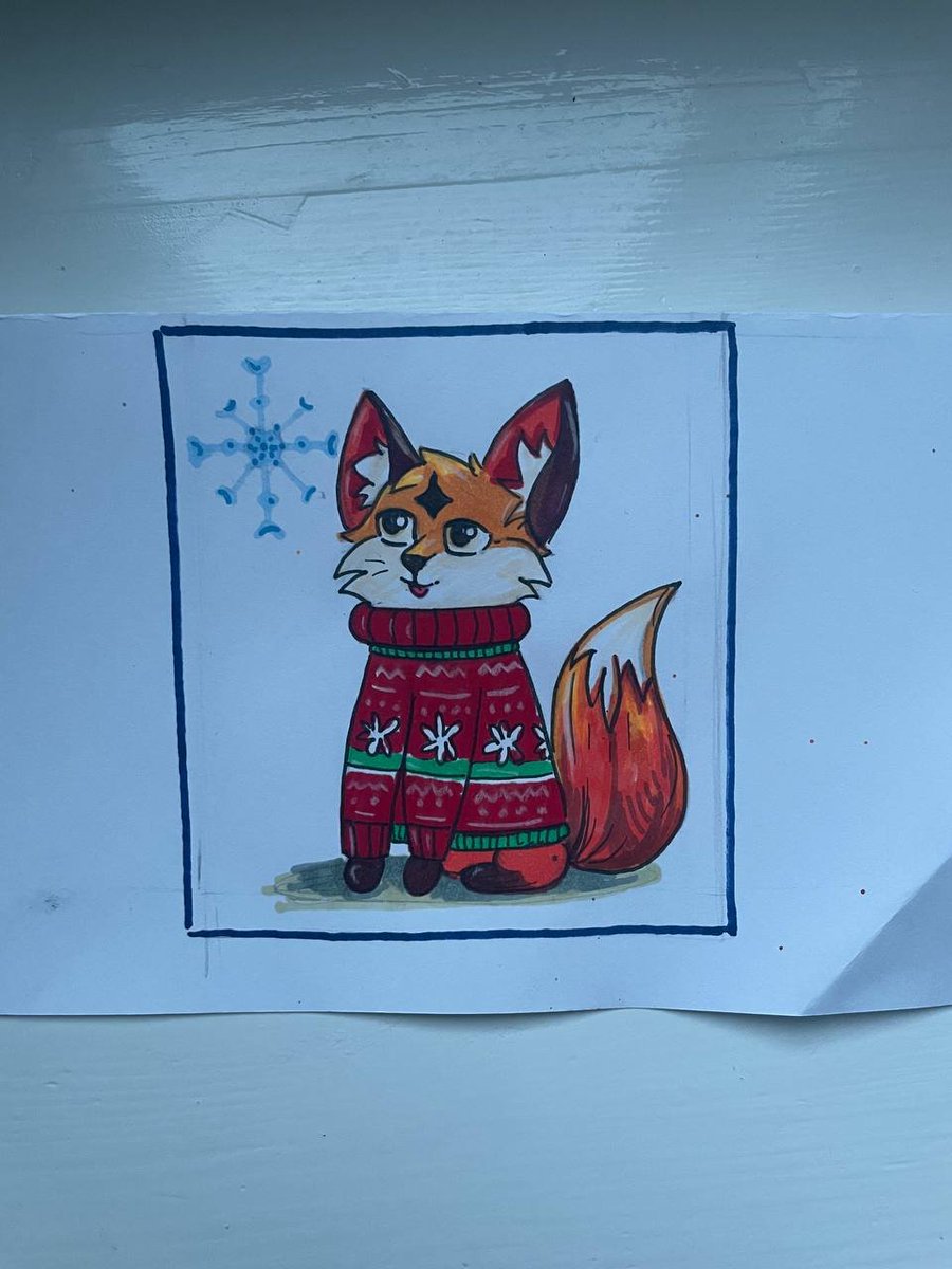 #FoxyHolidayArt