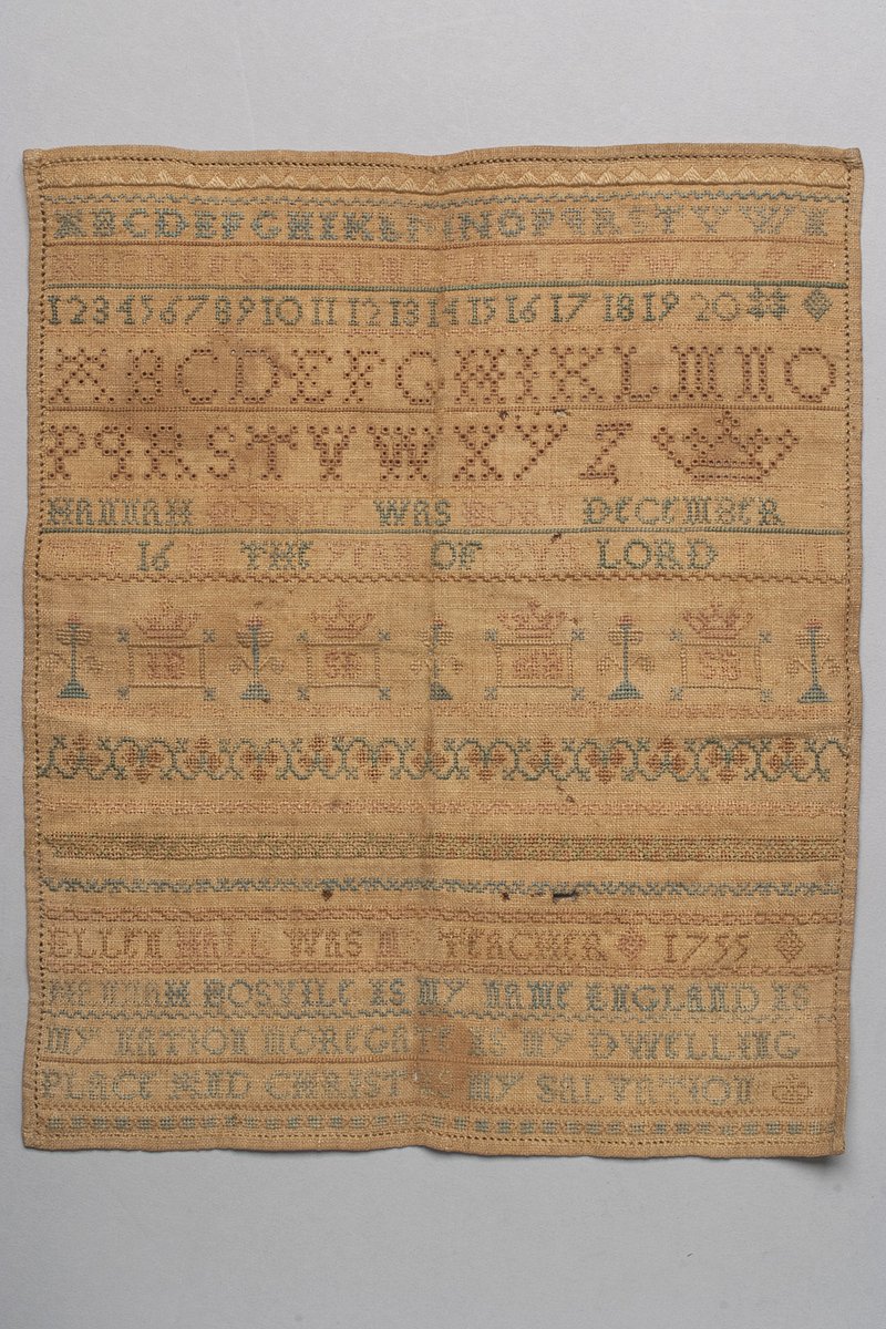 🪡 Reading Between Lines – Embroidered Samplers is open now at #AberdeenArtGallery! 🧵 

🗞️ Read all about it 🔗 orlo.uk/R26PD