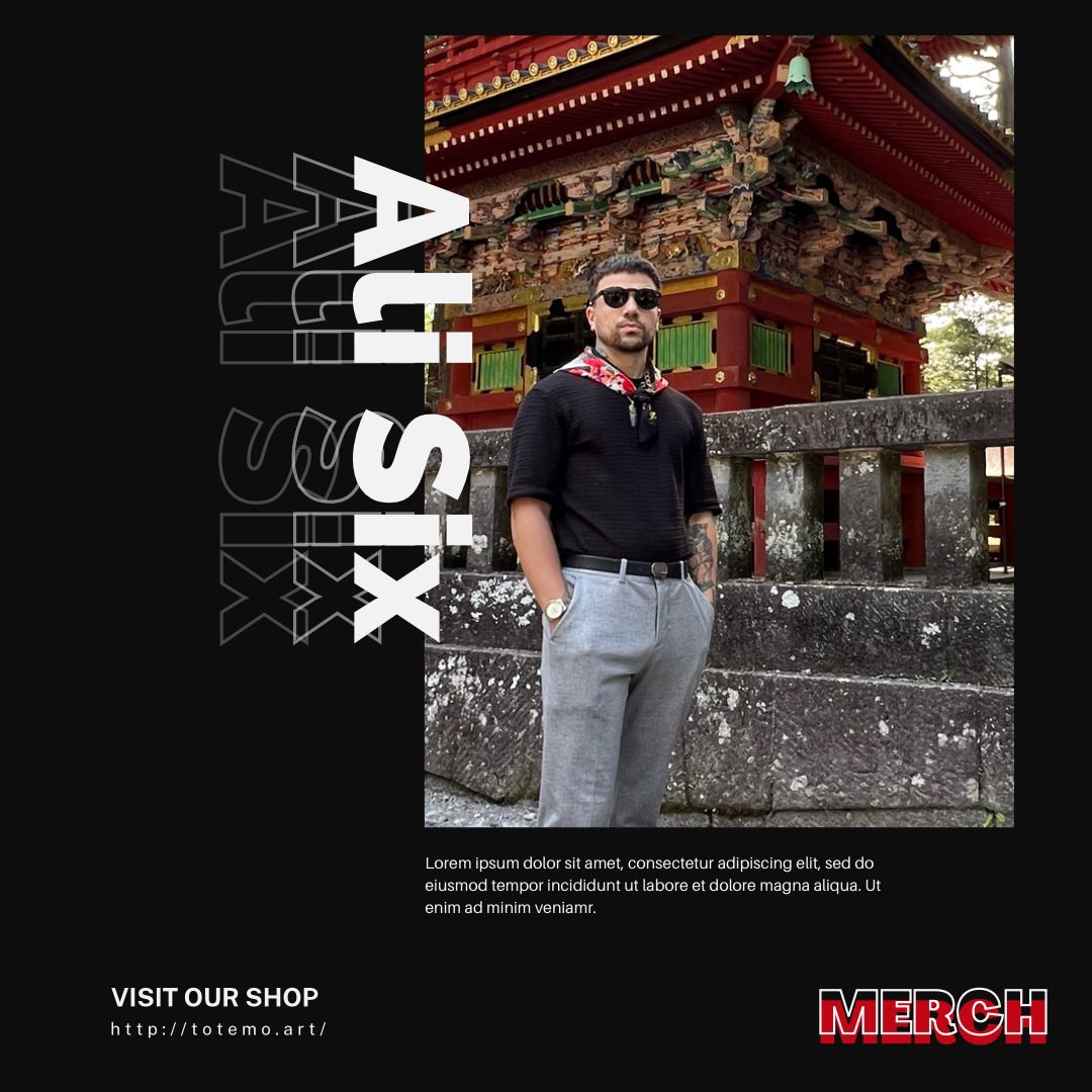 TOTEMO × Ali Six <a href="/Nikko_AliSix/">Ali Six</a> 
Merch Collection is out‼️💥💥
Tees, Hoodies, Tote bags and Baby clothes‼️

Check dope items🔥🔥
▶️ totemo.io