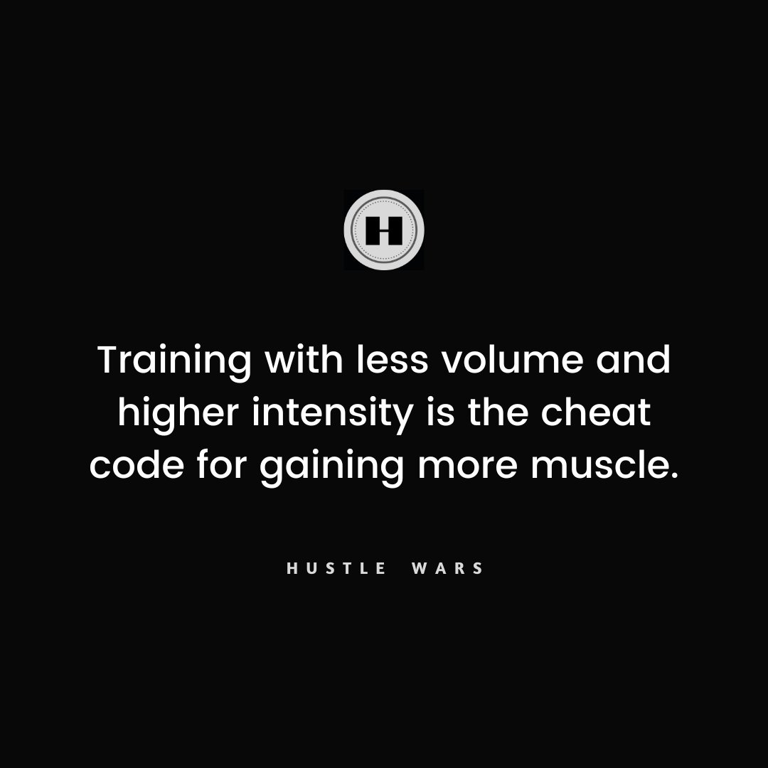 High Intensity training beats high volume training.

Prove me wrong.