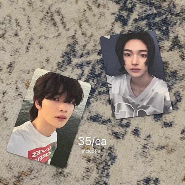 [bantu rt ya guys💗] 

want to sale pc sungchan pb impossible wonbin qq card 

each 35k/ea
include all
co 🍊
shipping from depok, west java