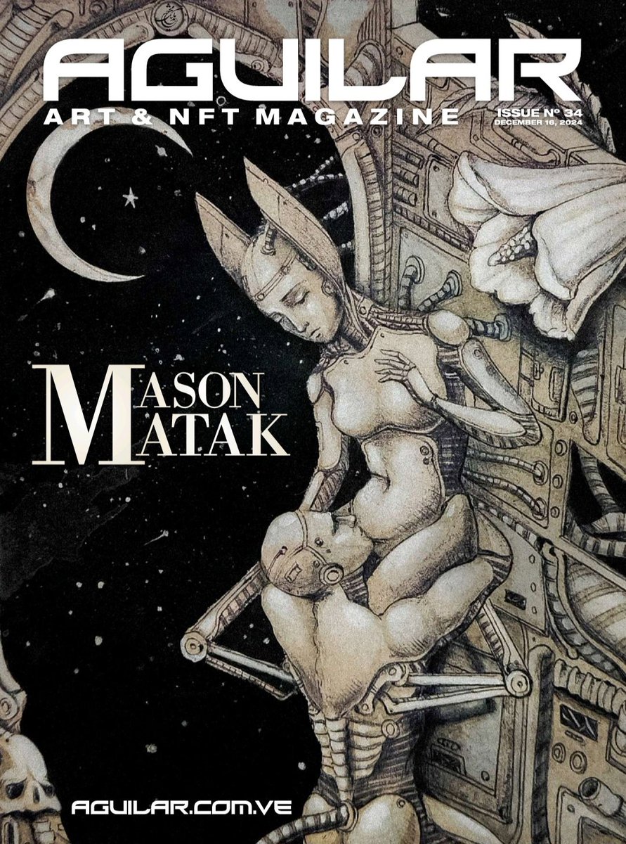 aguilar_ve's tweet photo. GM fam 😊☕️
Today is the day 💯

After a long wait, the new issue 34 of #AguilarMagazine will be published today! 

A million thanks to all those who have written to provide support, it's really appreciated, a lot 🖤

Thanks to all the artists involved for your patience 💯 https://t.co/e8Je3ganL8
