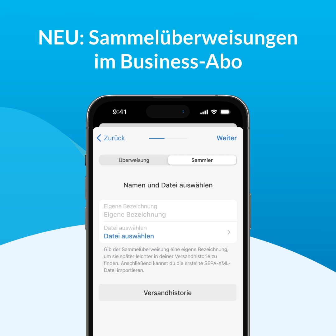 #Outbank 3.17.0 ist da und mit dem aktuellen Update kommt ein von unseren Business-Kunden lang erwünschtes Feature: Die #Sammelüberweisung. 

In unserem aktuellen Blogbeitrag erfährst du alle relevanten Infos: outbankapp.com/sammelueberwei…

#outbankapp #multibanking