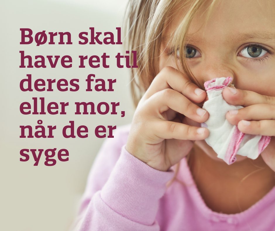 Hver anden forælder har meldt sig selv syg for at passe syge børn, og hver femte har sendt syge børn i daginstitution. Der er brug for løsninger, som letter presset på forældrene og stopper smittekarrusellen - til gavn for både børn og samfundsøkonomi #dkpol #godtbørneliv