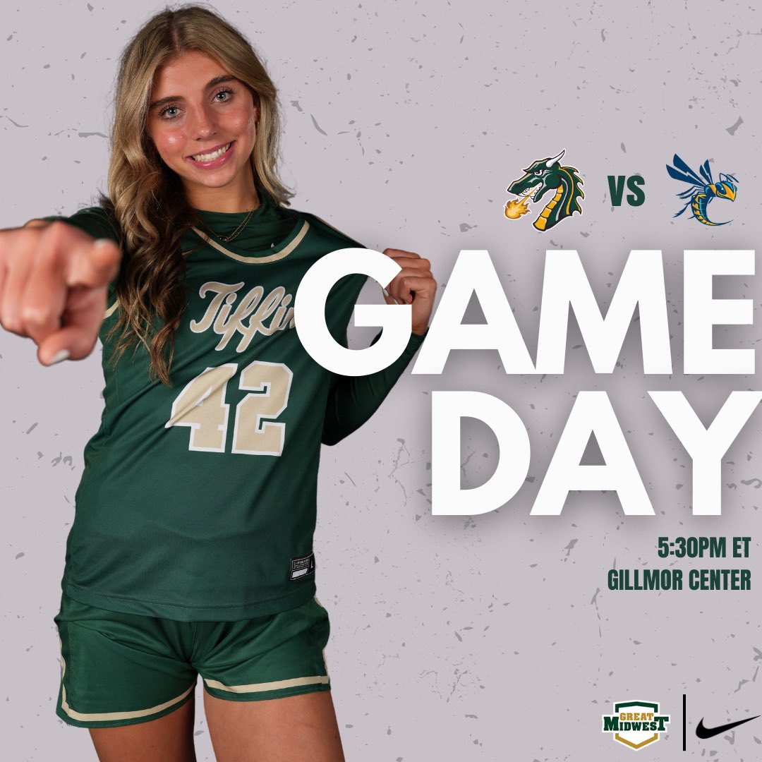 ITS GAMEDAY‼️

Another home game taking on Cedarville! 

🆚 Cedarville
📍 Tiffin, OH
🏟️ Gillmor Center 
🕖 5:30pm ET
📺 greatmidwestdigitalnetwork.com/tiffin/

#TUWBB #WEGRIND