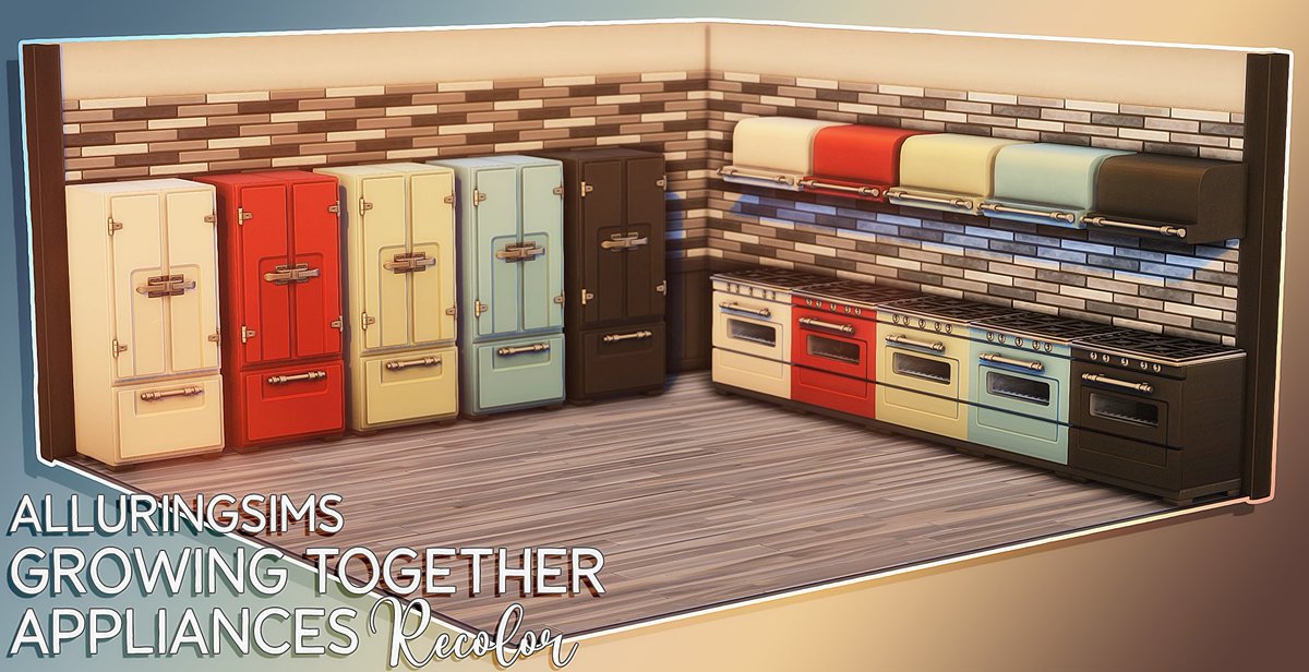 just a lil something i did randomly last night, growing together appliances recolor! (changed the gold hardware/handles swatches to silver!)

free for everyone, happy holidays!! 💕

patreon.com/posts/118078100