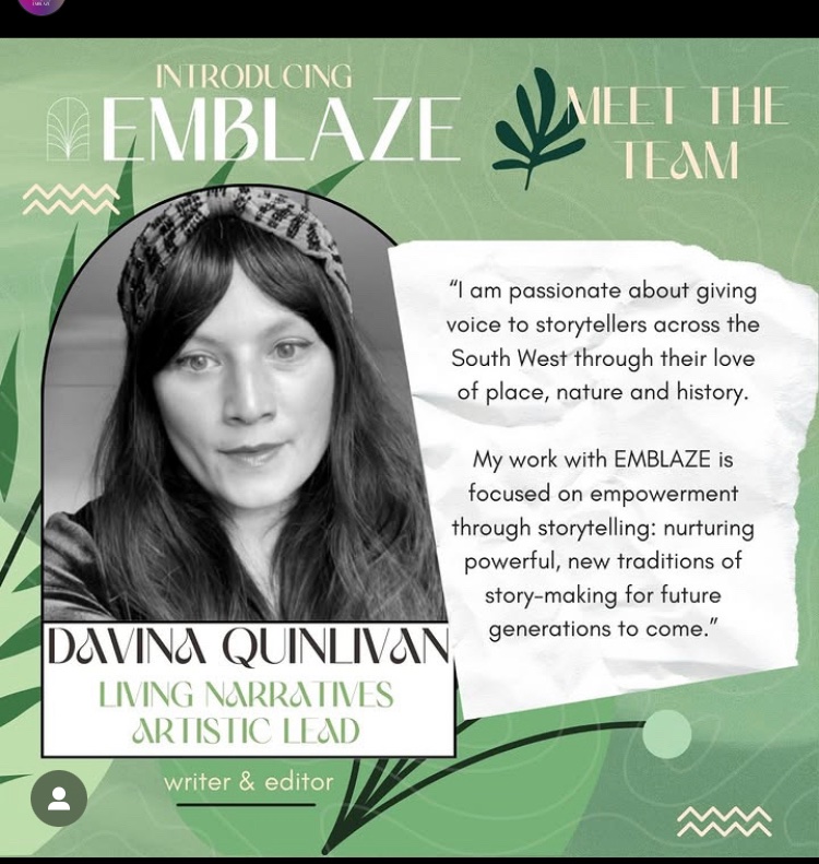 Davina Quinlivan (@dquinlivanb) on Twitter photo 🚨News update 🚨I’m an Artistic Lead with <a href="/PaperNationsUK/">Paper Nations</a> illuminating stories of colour in the SW. 🚨News update 🚨I’m an Artistic Lead with <a href="/PaperNationsUK/">Paper Nations</a> illuminating stories of colour in the SW.