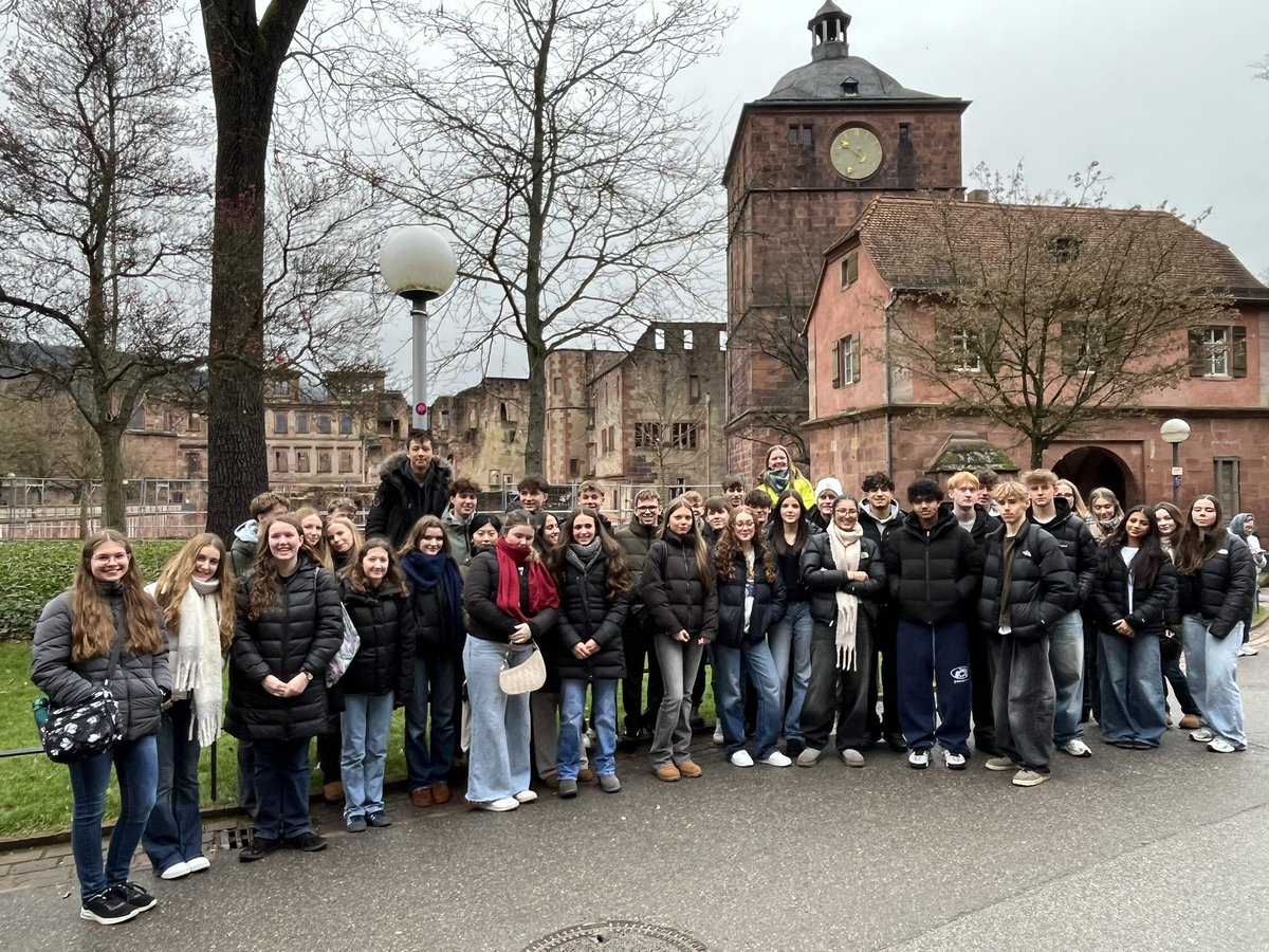 Klassenfahrt nach #Heidelberg! A tour for the students about the gastronomic history of Heidelberg castle🇩🇪♥️🇬🇧