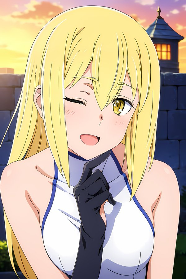 aniSenseiVercel's tweet photo. wink from whom #danmachi https://t.co/ET7sxLSc4J