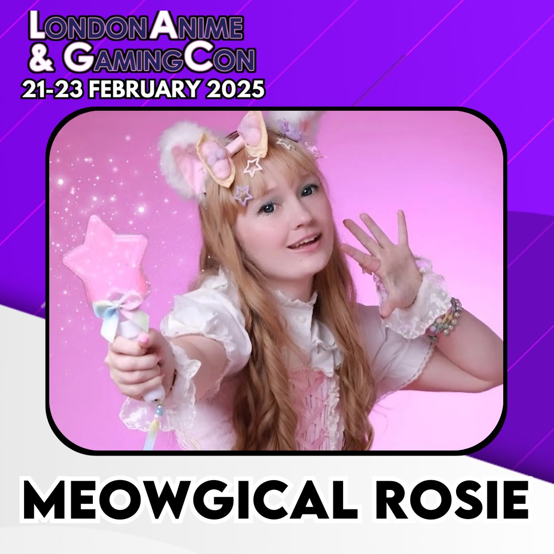 Joining our incredible performer lineup for London Anime &amp; Gaming Con this 21st - 23rd February is Scotland's #1 Idol Meowgical Rosie!

Read more about Meowgical Rosie at: smpl.is/9w55f

#LondonAnimeCon #AnimeConUKLondon #UKConventions