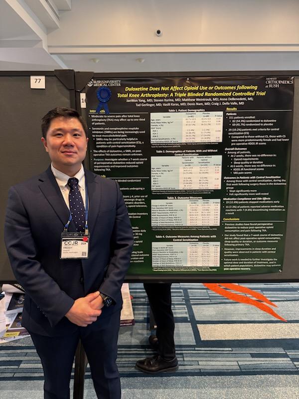dellavalleortho's tweet image. Excited to share that our research earned one of the distinguished Thomas and Cynthia Sculco Research Awards! Huge congratulations to our Adult Reconstruction team and the residents who represented our work at the meeting! #ResearchRecognition #CCJR2024 #HipAndKneeArthroplasty