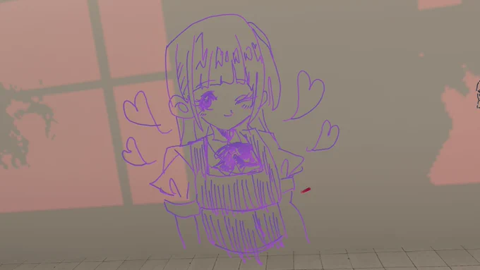 VRChatで汚薬屋さんとお絵描きしてた 