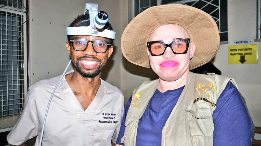 Queen of BaTonga👑 (@the_tonga_queen) on Twitter photo How many Reposts for the People's Dr <a href="/Waynemanana/">Dr Wayne Manana</a> for the selfless work he does for the albino community of Zimbabwe. Some heroes dont wear capes they wear Theatre Head Lamps fighting skin cancer together with us 🙏🙏🙏 How many Reposts for the People's Dr <a href="/Waynemanana/">Dr Wayne Manana</a> for the selfless work he does for the albino community of Zimbabwe. Some heroes dont wear capes they wear Theatre Head Lamps fighting skin cancer together with us 🙏🙏🙏