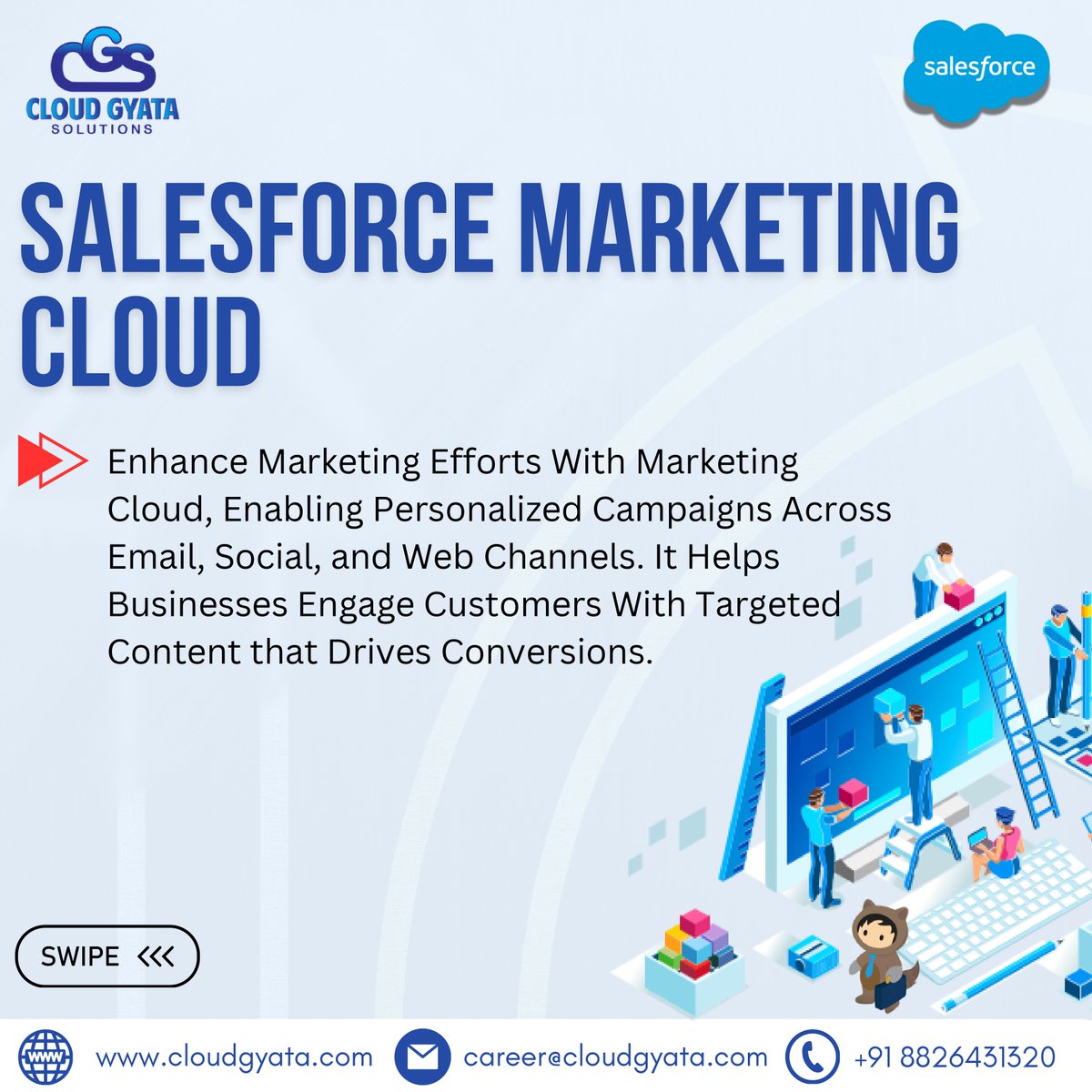5 Game-Changing Salesforce Products to Drive Your Business Forward 🚀

Salesforce offers powerful solutions that transform businesses: Sales Cloud boosts sales efficiency, Service Cloud enhances customer support, Marketing Cloud elevates campaigns,