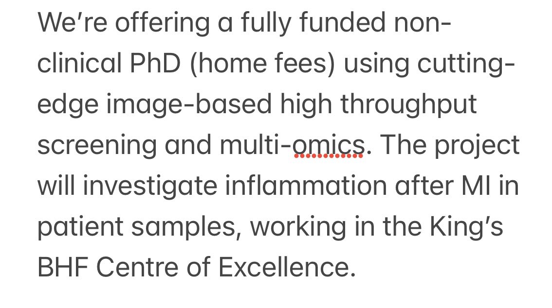 Dan Bromage (@bromagedan) on Twitter photo π£ Weβre recruiting! Interested in #cardioimmunology π«? Deadline 3rd March, please RT. Link π
kcl.ac.uk/study-legacy/fβ¦
<a href="/kingscardio/">Cardiovascular and Metabolic Medicine & Sciences</a> <a href="/Kings_BHFCentre/">King's BHF Centre</a> <a href="/_antocannata/">Antonio Cannata'</a> <a href="/kingsmedicine/">King's Faculty of Life Sciences & Medicine</a> π£ Weβre recruiting! Interested in #cardioimmunology π«? Deadline 3rd March, please RT. Link π
kcl.ac.uk/study-legacy/fβ¦
<a href="/kingscardio/">Cardiovascular and Metabolic Medicine & Sciences</a> <a href="/Kings_BHFCentre/">King's BHF Centre</a> <a href="/_antocannata/">Antonio Cannata'</a> <a href="/kingsmedicine/">King's Faculty of Life Sciences & Medicine</a>