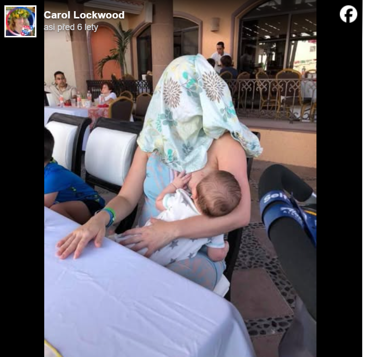 Při kojení se prosím zakryjte!