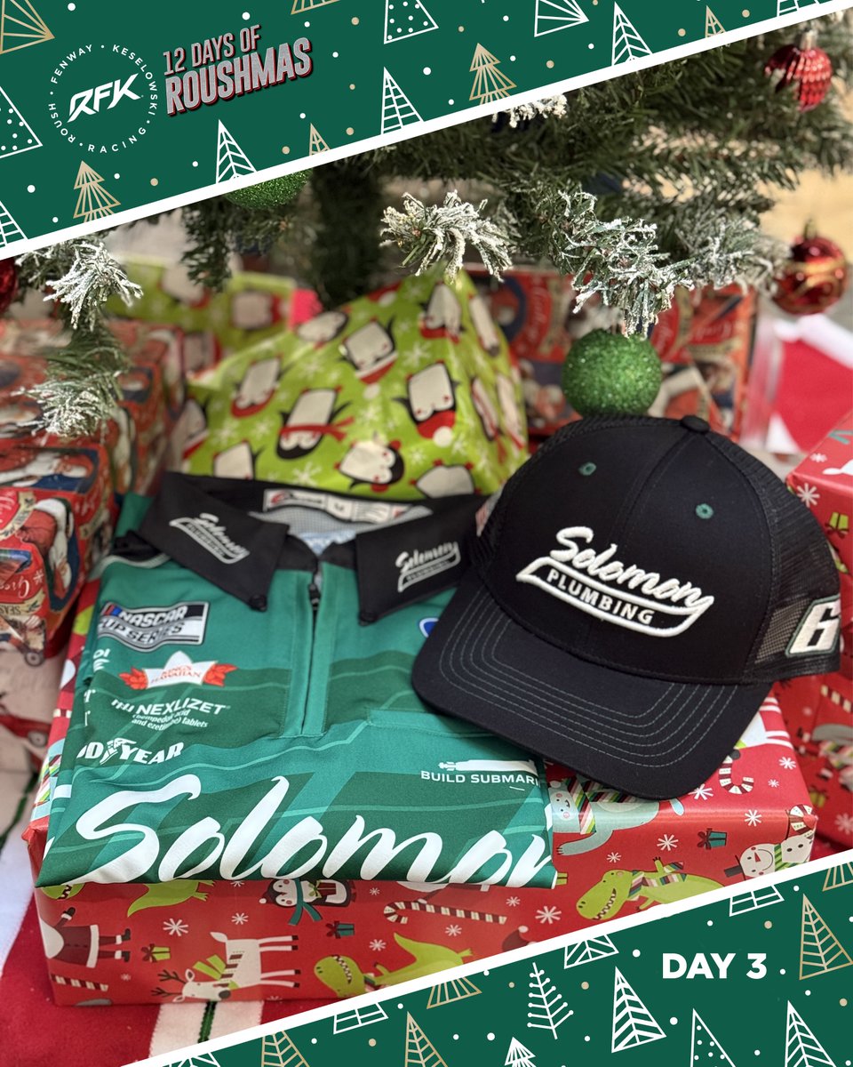 Day 3: Today we have a Solomon Plumbing hat &amp; shirt set! 🎅🏼 

LIKE this post and FOLLOW us for your chance to win.