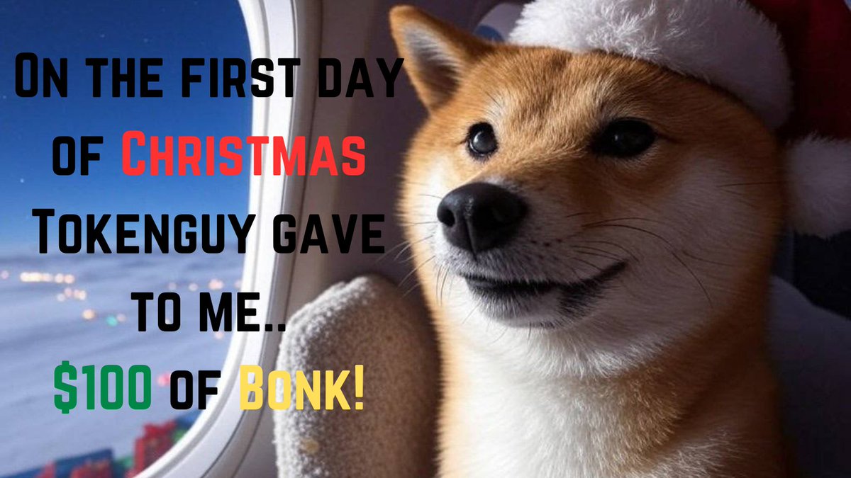 🎄10 Days of Christmas Giveaways!🎁

Shoutout to <a href="/bonk_inu/">BONK!!!</a> for making history as one of the first Memecoin airdrops to truly change lives, including mine. Let's show some love!

💰 Giving away $100 in $BONK to 2 People! 💰

We’re doing this by rallying together to burn a HUGE