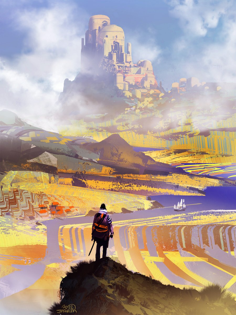 「The Art Of Nicolas 'Sparth' Bouvier, one」|IAMAGのイラスト