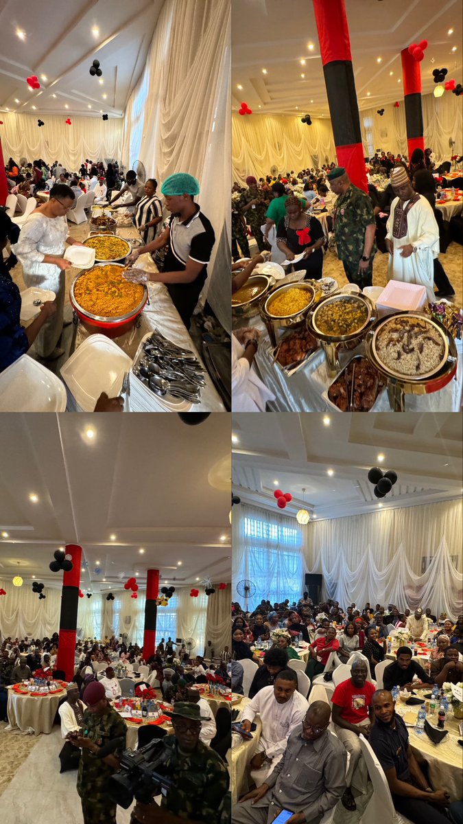 ArmyNaowaHosp's tweet photo. Army command and NAOWA Hospital Abuja #ACNHA celebrates and treats its Staff to an End of Year and Award Night Dinner ‘2024 https://t.co/gXTyyGu087