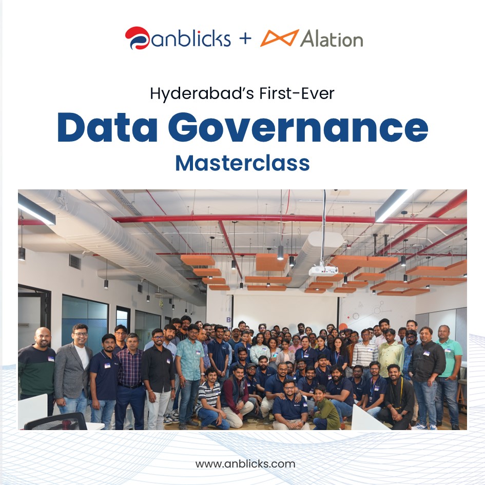 anblicksHQ's tweet image. What an Incredible Day of #Learning!

Hyderabad’s First #DataGovernance Masterclass was a resounding success!

Highlights:
✅ Sessions by Gowtham Voruganti &amp;amp; Siddharth Vijayvergiya
✅ Engaging Q&amp;amp;A on #MetadataManagement &amp;amp; scaling governance

Watch now: youtu.be/XydOLazo5kk