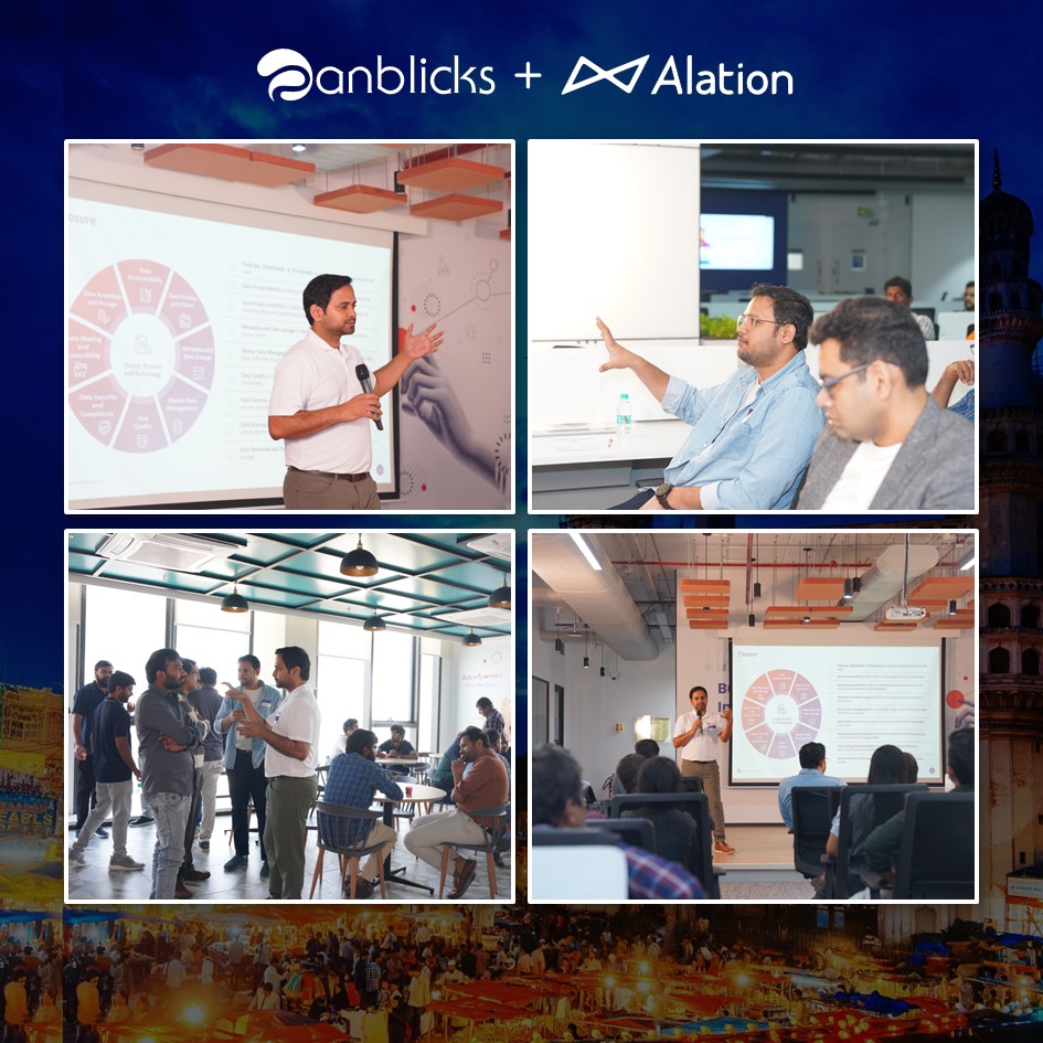 anblicksHQ's tweet image. What an Incredible Day of #Learning!

Hyderabad’s First #DataGovernance Masterclass was a resounding success!

Highlights:
✅ Sessions by Gowtham Voruganti &amp;amp; Siddharth Vijayvergiya
✅ Engaging Q&amp;amp;A on #MetadataManagement &amp;amp; scaling governance

Watch now: youtu.be/XydOLazo5kk