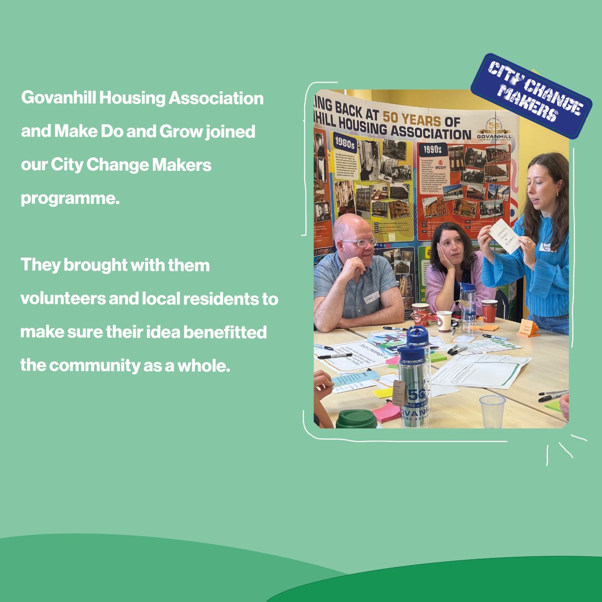 CCIGlasgow's tweet image. The City Change Makers programme allows us to work with citizens on complex city challenges, embedding people in the solutions we develop.

Read more: 
cciglasgow.org/projects/city-…

#DesignForPlanet #DesignForPeople #DesignForGlasgow #DesignForGood @GlasgowCC