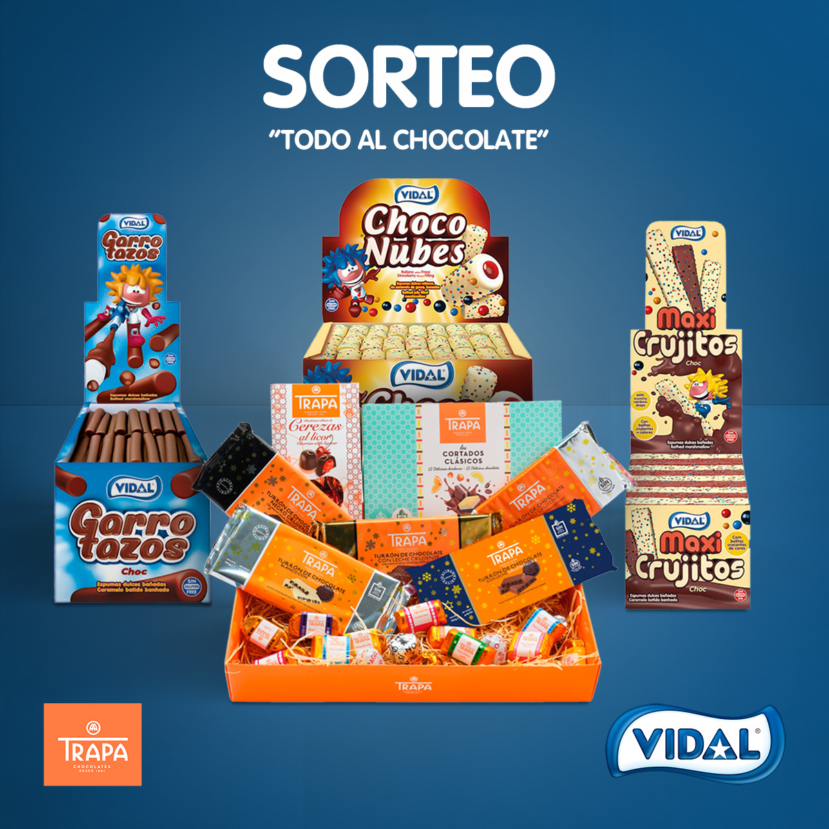 Vidal Golosinas (@vidal_golosinas) on Twitter photo 🎉SORTEO TODO AL CHOCOLATE🎉
Como sabemos que sois un amante del chocolate, nos hemos unido a los compis de <a href="/chocolatestrapa/">Chocolates Trapa</a> para este sorteazo 🍫
¿Quieres llevarte un lote de chocolateados y esta caja de chocolates?
👉 Sigue a Vidal Golosinas y <a href="/chocolatestrapa/">Chocolates Trapa</a>
👉 Dale a Like 🎉SORTEO TODO AL CHOCOLATE🎉
Como sabemos que sois un amante del chocolate, nos hemos unido a los compis de <a href="/chocolatestrapa/">Chocolates Trapa</a> para este sorteazo 🍫
¿Quieres llevarte un lote de chocolateados y esta caja de chocolates?
👉 Sigue a Vidal Golosinas y <a href="/chocolatestrapa/">Chocolates Trapa</a>
👉 Dale a Like