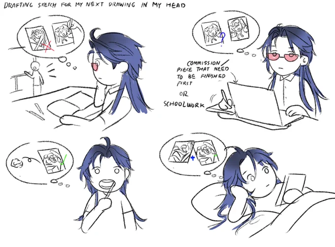 my drawing process 