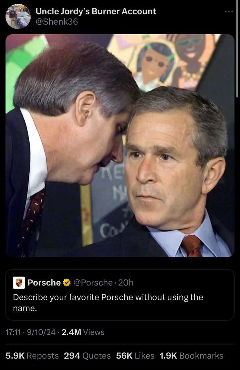 Porsche deleted their tweet over this one