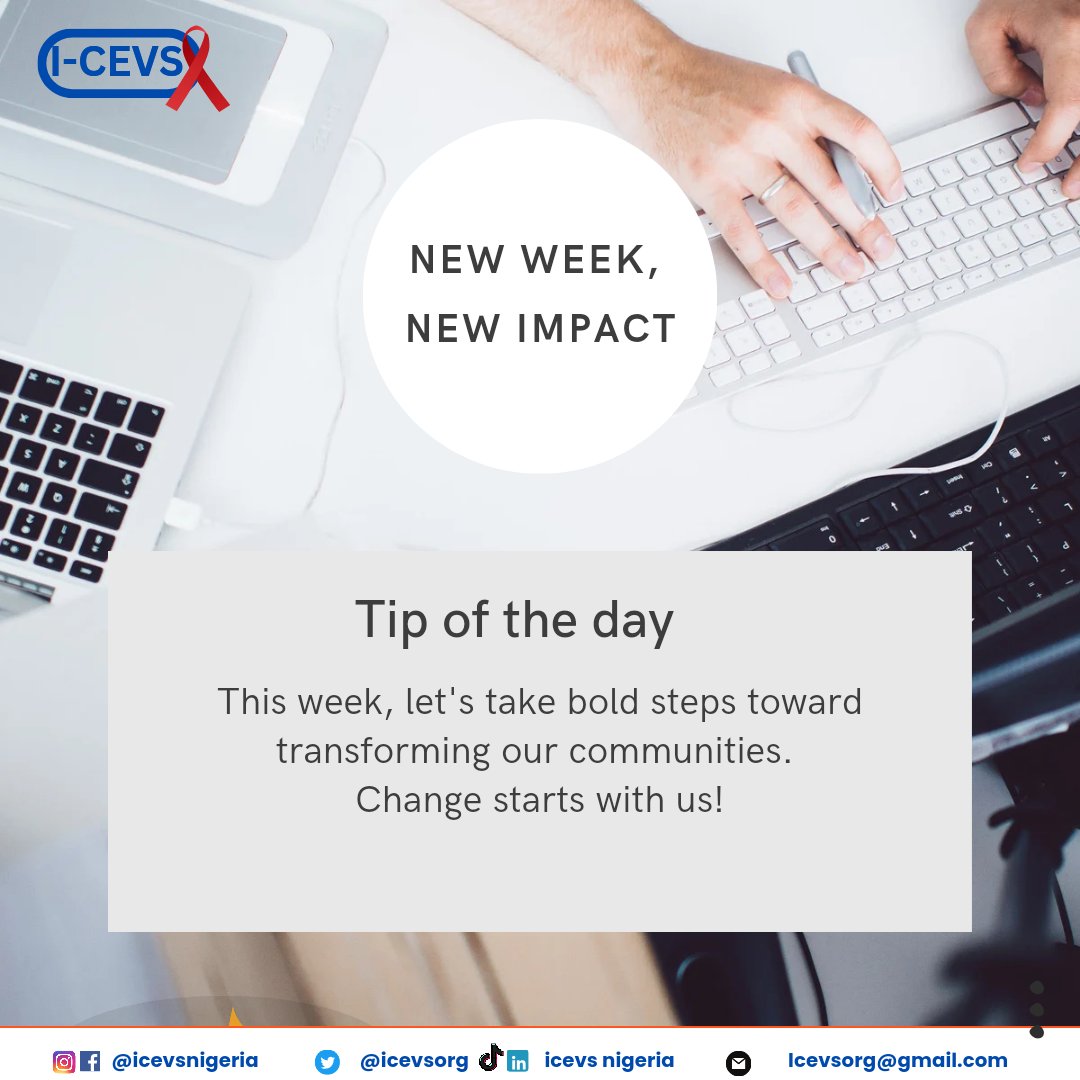 Icevsorg's tweet photo. As we begin this new week . Let's remember that change begins with us. Our actions, decisions, and dedication to creating a better world. 

Together, we can inspire transformation, champion equality, and build stronger communities. https://t.co/pRs2IAnoKX